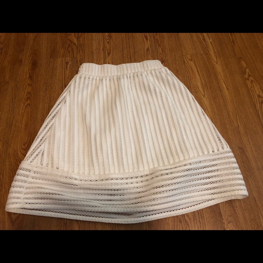White skirt
